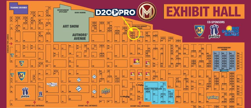 GenCon 2016 Exhibit Map