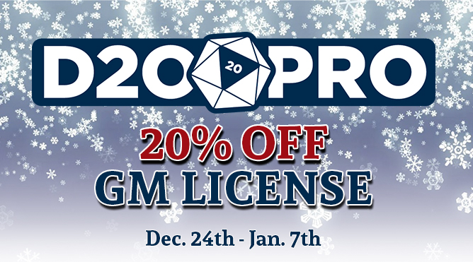 D20PRO Christmas Sale